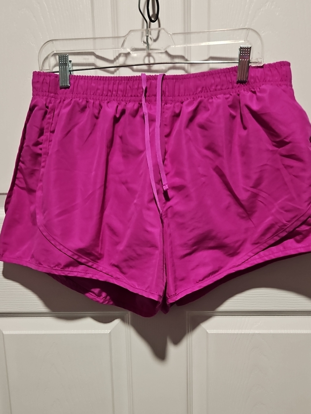 Women’s Athletic Drawstring Shorts in Fuchsia Pink
